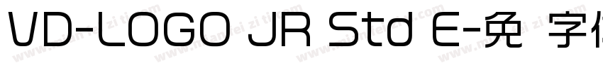 VD-LOGO JR Std E字体转换